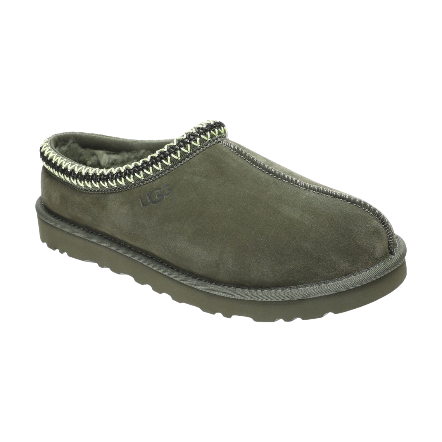 Green  UGG　Meenaモカシン シープスキン＋おまけインソール UGG MEN TASMAN RAINFOREST SHEARLING LINED MOCCASIN SHOE US