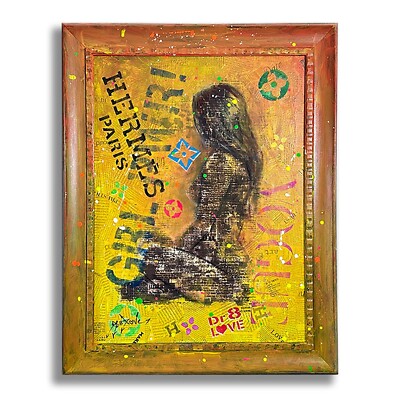 Hermes-Girl  Limited Edition print on  fine art canvas, Signed, Comics