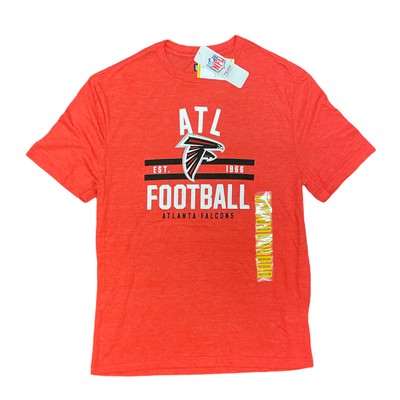 

NFL Team Clothing Мужская футболка Atlanta Falcons Football с круглым вырезом и короткими рукавами, Красный