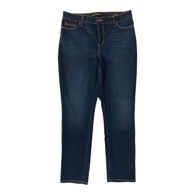 Стрейчевые джинсы Bandolino Womens Amy Modern с прямыми штанинами для похудения живота (Guam, 6)