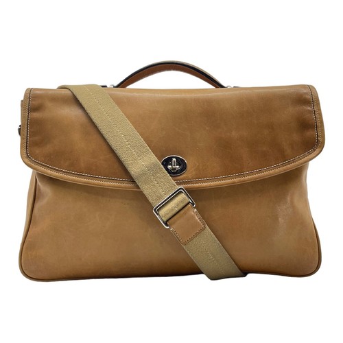 Vintage 90s Y2K COACH F70101 Large Leather Messenger Bag
