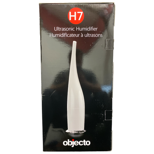 Objecto H7 Ultrasonic Humidifier with Essential Oil Insert, White