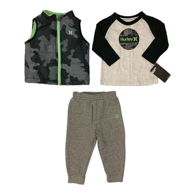 

Пуховик Hurley Boys из трех предметов: рубашка с длинными рукавами и спортивный комплект