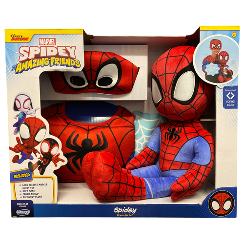 Набор для переодевания малышей Disney Juniors Спайди и его друзья из плюша (Spidey)
