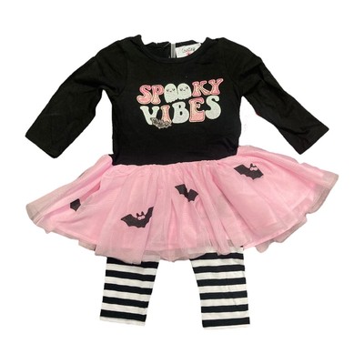 Комплект туники-пачки и леггинсов Counting Daisies Girls Spooky Vibes из 2 частей