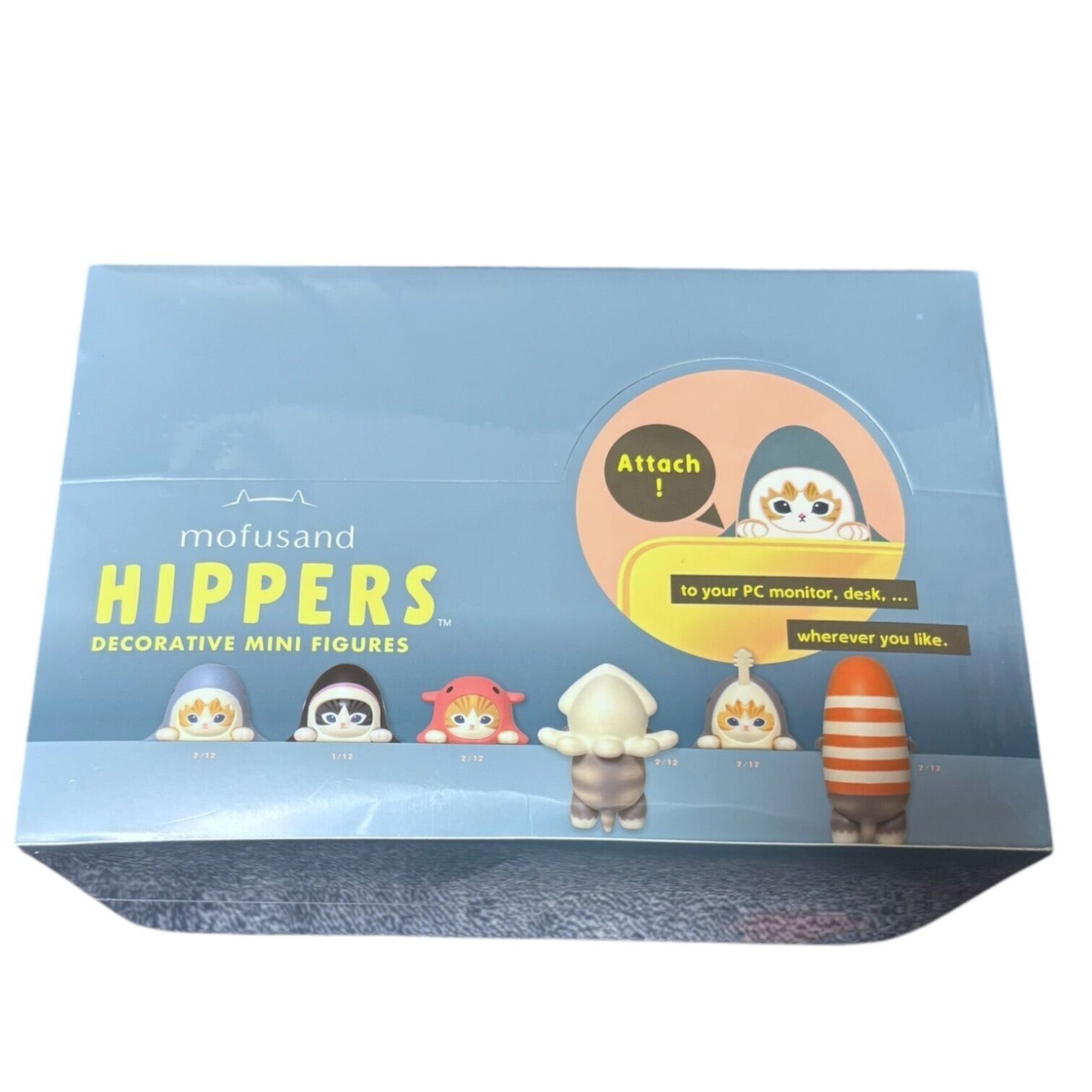 Sonny Angel Hippers x Mofusand Figure 1 Box 12 Blind Packs Sonny Angel Hippers x Mofusand Figure 1 Box 12 Blind Packs