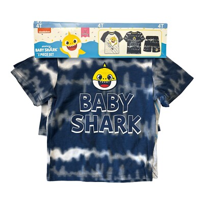 

Комплект из 3 футболок и шорт Nickelodeon Pinkfong Boys Baby Shark