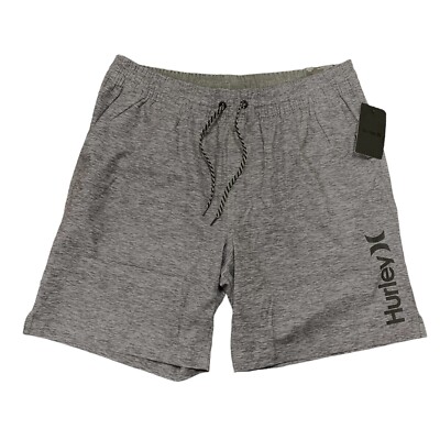 Мужские шорты для плавания Hurley 7,5 дюйма с внутренним швом Heather Volley (Ion Grey, L)