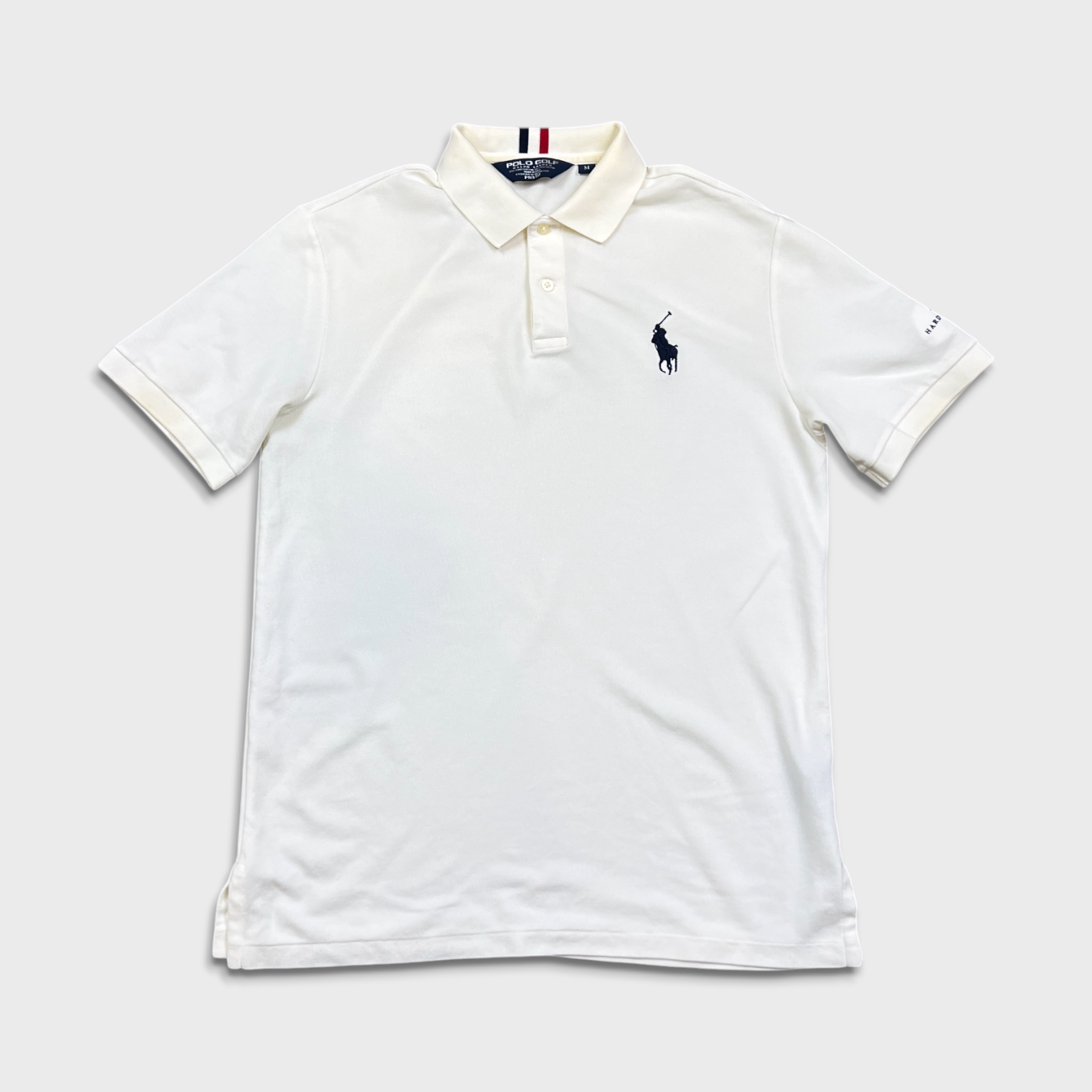 Vintage 90s Polo Golf Ralph Lauren Shirt Mens Medium White