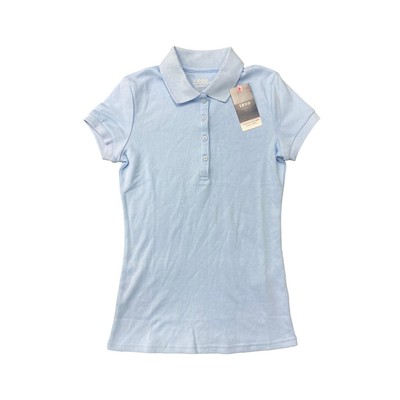 Поло IZOD Junior Girls Easy Care Interlock Short Sleeve Approved Schoolwear Polo