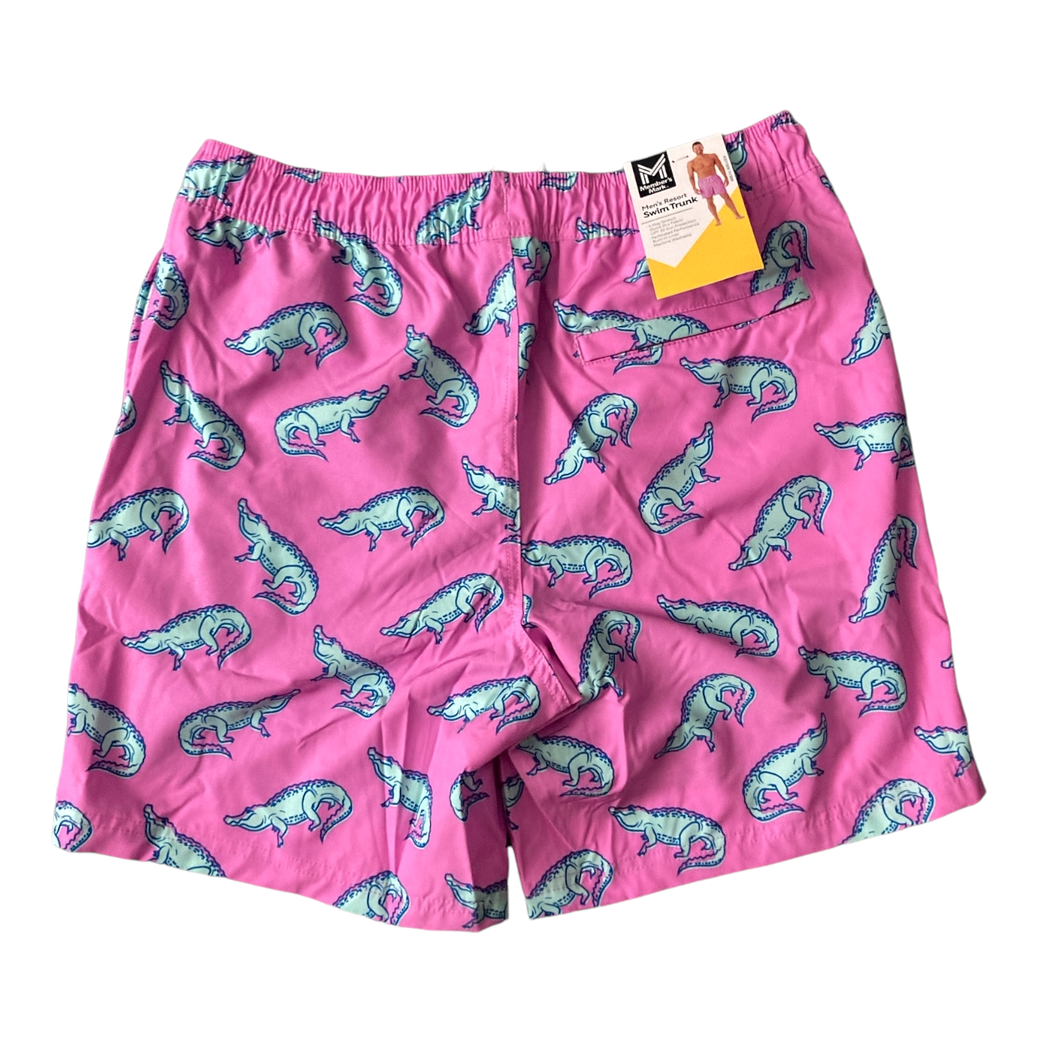 NWT Member's Mark Men's 4 Way Stretch Quick Dry UPF 50 Swim