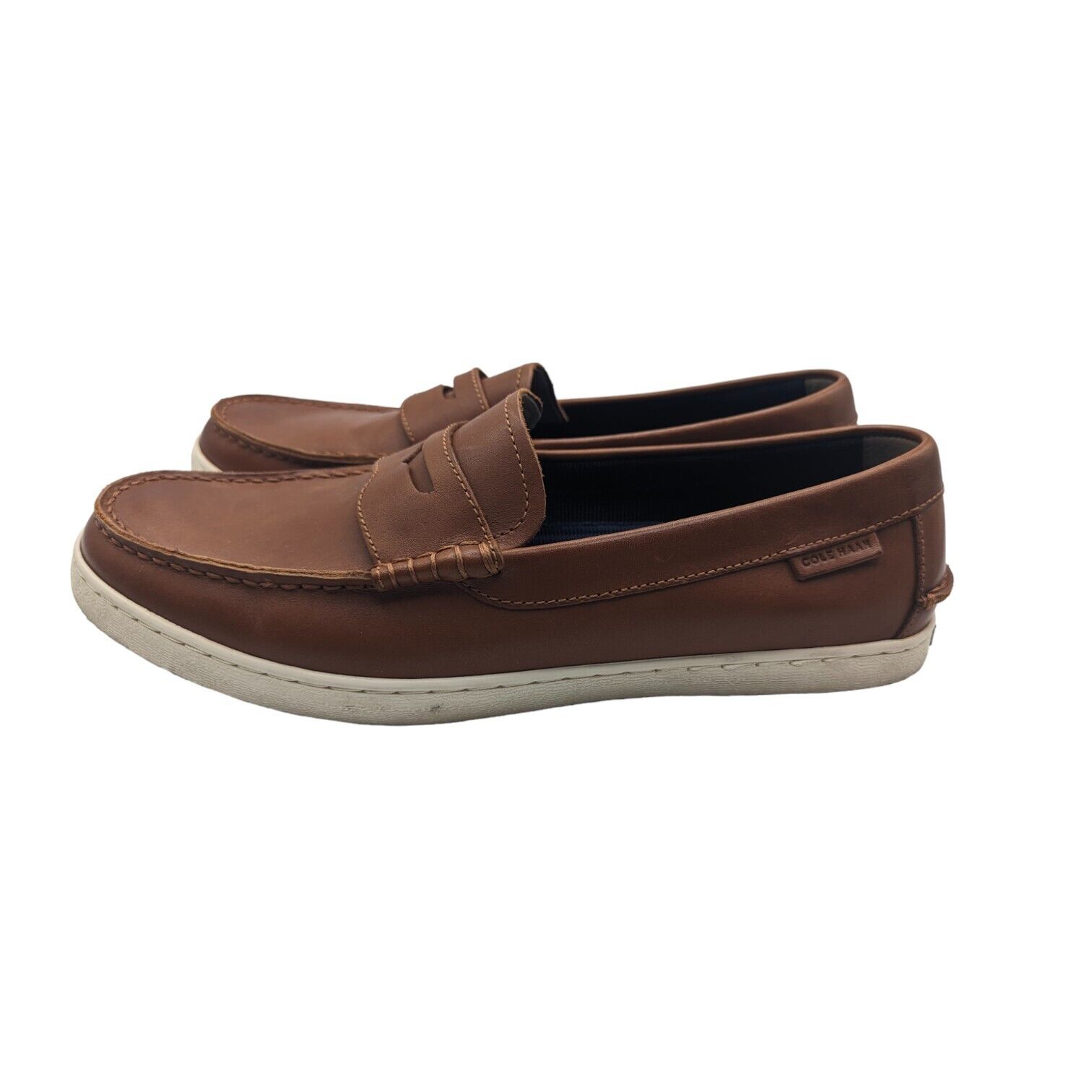 Cole Haan Grand.Os Men Brown Leather Nantucket II Loafers Cole Haan Grand.Os Men Brown Leather Nantucket II Loafers