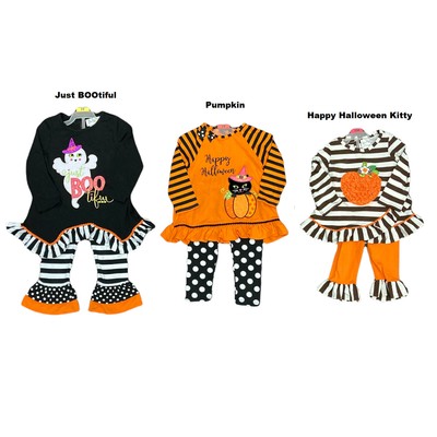Футболка и леггинсы Emily Rose Girls Halloween Pumpkin Boo Fall L/S, комплект из 2 предметов