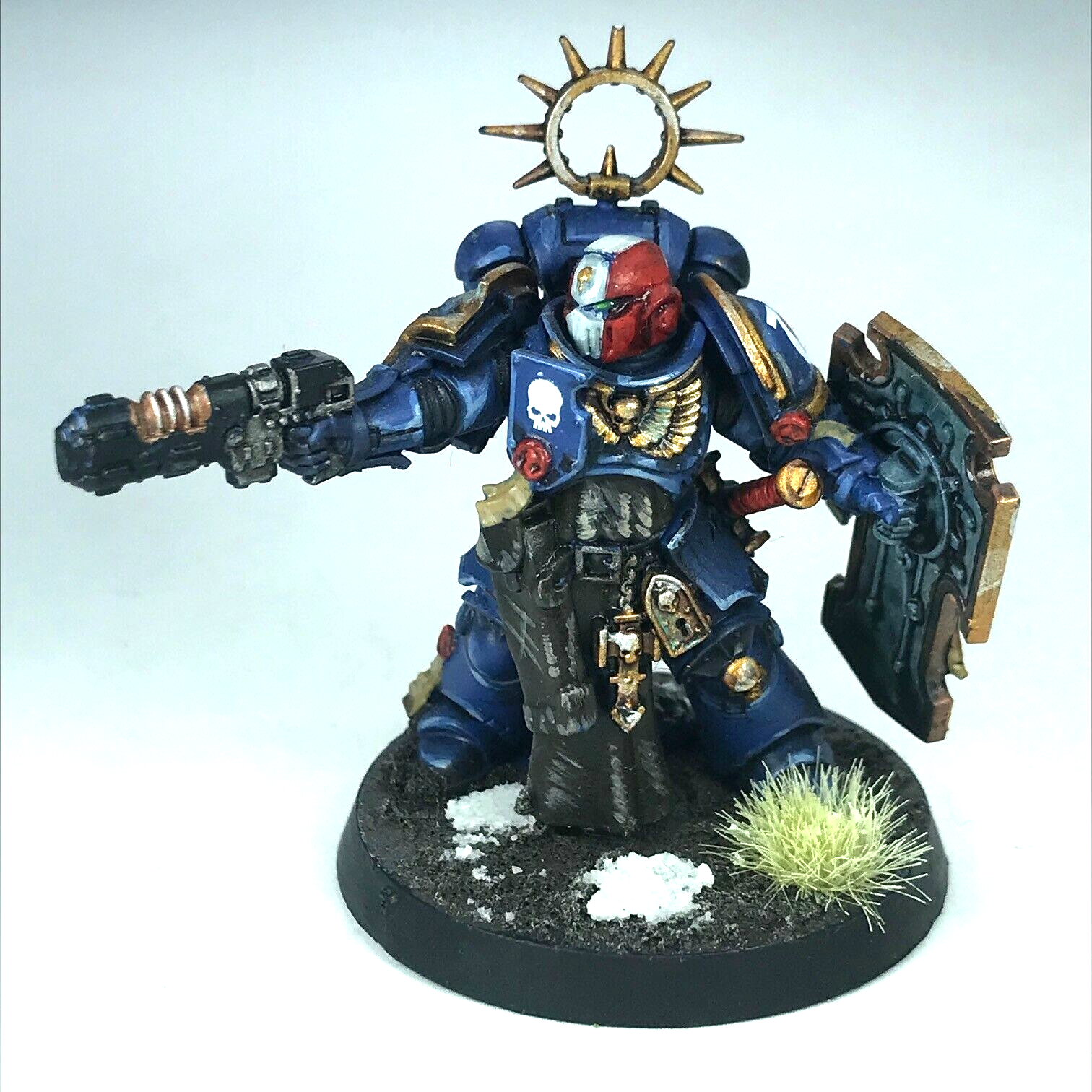 ホビーラジコン warhammer 40k space marine Space Marine Captain Ultramarines - Painted - Warhammer 40K