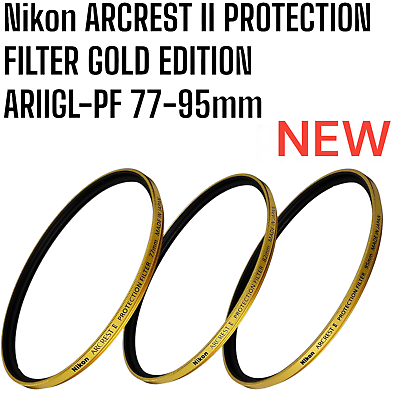 Nikon ARCREST II PROTECTION FILTER GOLD EDITION ARIIGL-PF 77 Nikon ARCREST II PROTECTION FILTER GOLD EDITION ARIIGL-PF 77