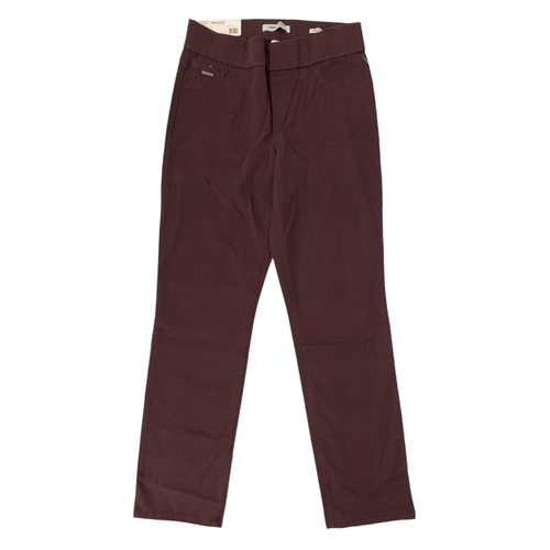 Брюки прямого кроя из эластичной саржи Nine West Womens Heidi с эластичным поясом