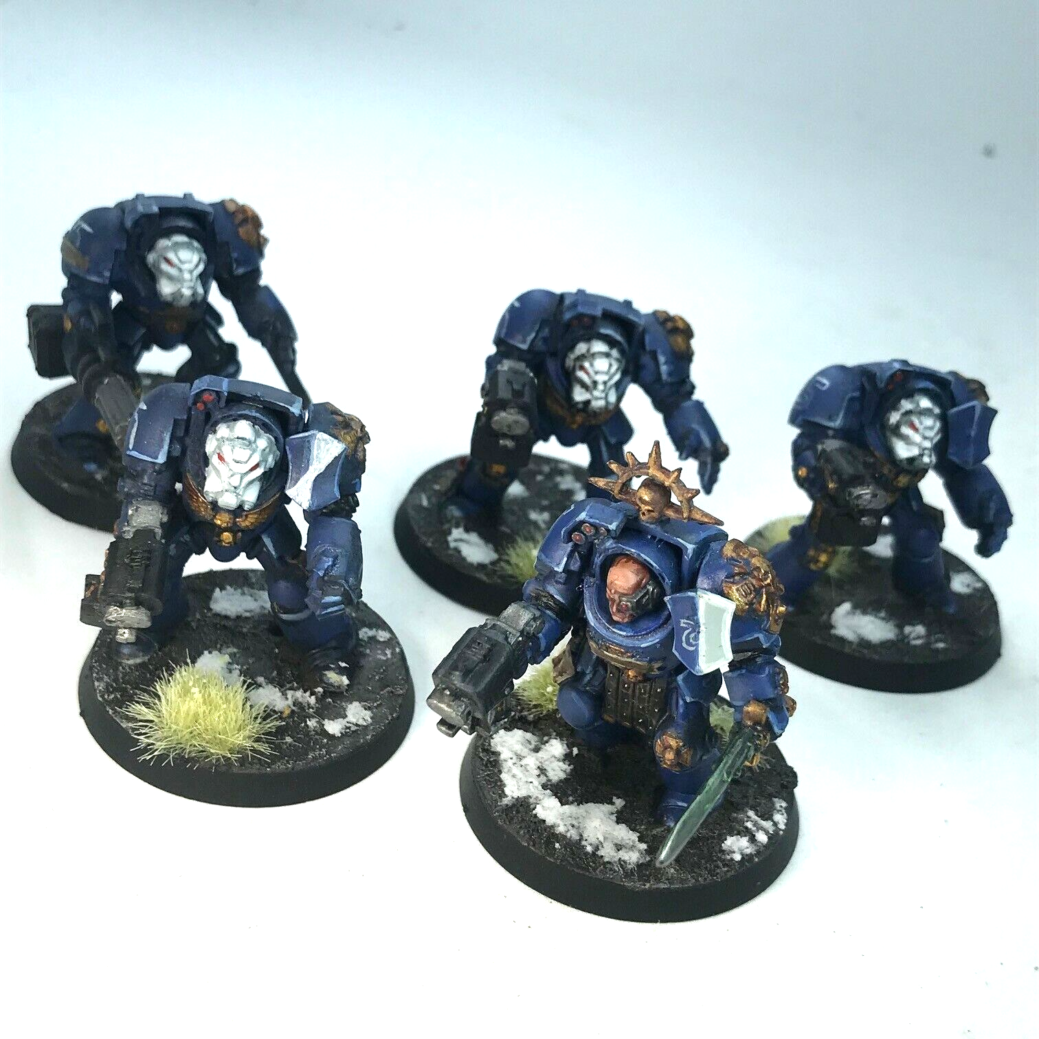 ウォーハンマー　塗装済み　Chaos Terminator Squad Warhammer 40k Chaos Space Marines Chaos Terminator Squad