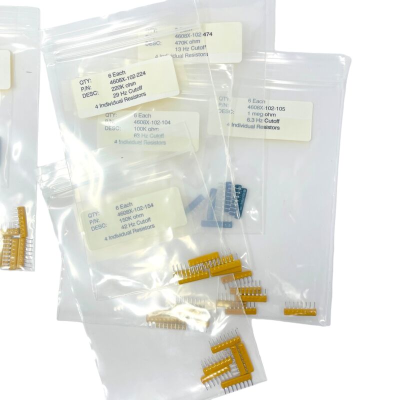 8 pack Assorted Bourns Isolated Resistor Networks Arrays