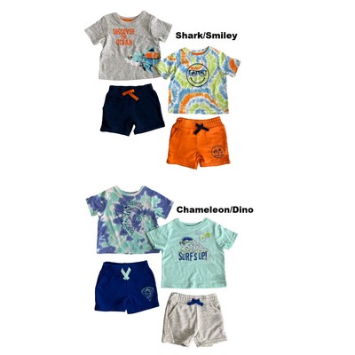

Комплект спортивной одежды Members Mark Boys из 4 предметов: топы и шорты с короткими рукавами