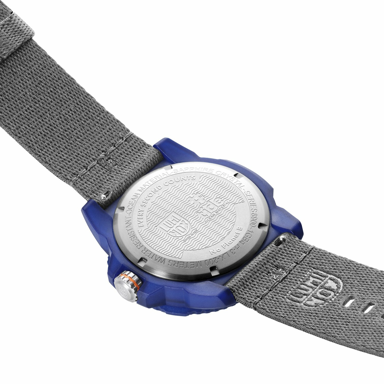 Pre-owned Luminox Xs.8902 Tide Recycled Ocean Material - Eco Series Quartz Men's Watch