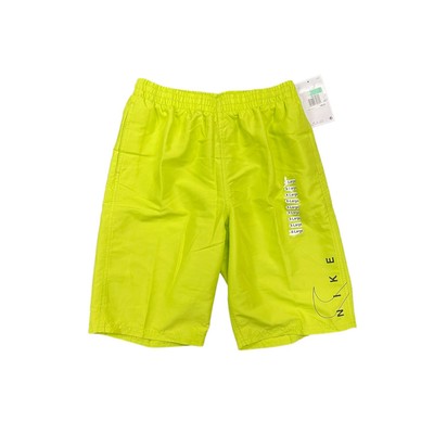 Плавки-шорты Nike Boys Swoosh Swim Volley (неоново-зеленый, размер XL)