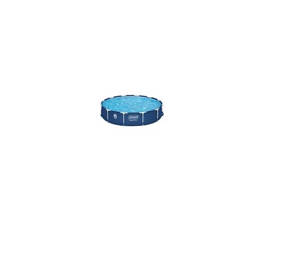 Coleman Steel Pro 12 ft. x 33 in. Round Above Ground Pool Set, Multicolor - Easy