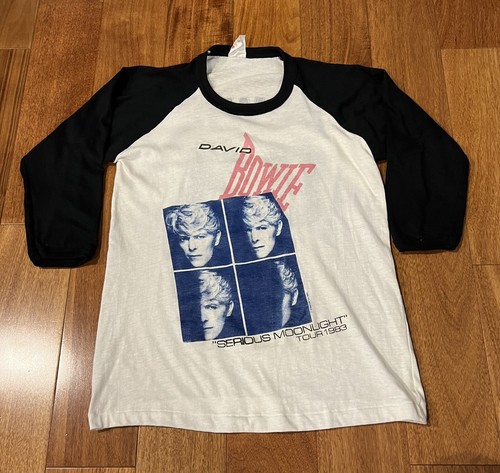 【超貴重】デヴィッド・ボウイ 1983年 シリアス・ムーンライト Tシャツ 超貴重】デヴィッド・ボウイ 1983年 シリアス・ムーンライト T