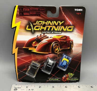 Johnny Lightning MICRO STRIKE 3-Pack Super Cyclonic Speed Tomy Mini Cars 2021