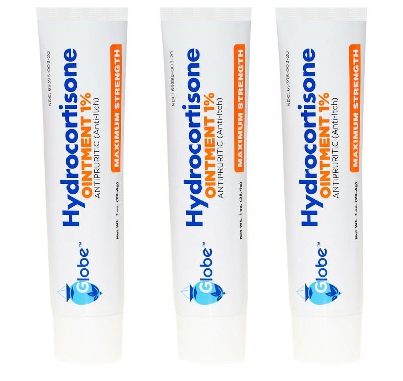 Hydrocortisone Ointment 1% 1oz Anti-Itch (Compare to Cortizone-10) - 3