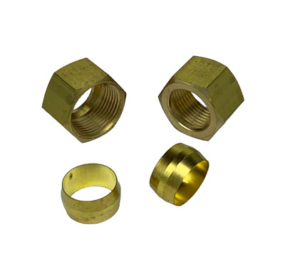 Compression Nut & Sleeve Ferrule Fits Devilbiss Craftsman SSP-473 