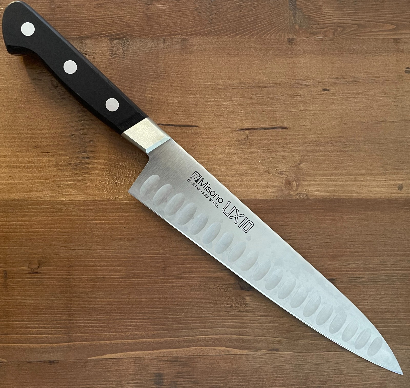 Misono UX10 Dimple Series Gyuto Knife No.762 210mm New | eBay Misono UX10 Dimple Series Gyuto Knife No.762 210mm New | eBay
