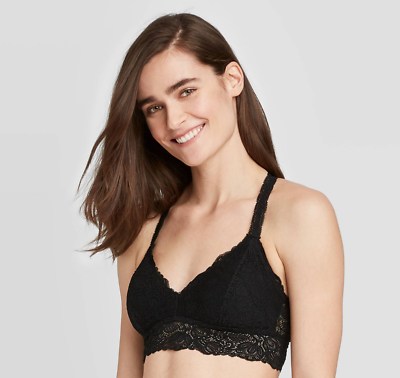 Auden Women's Lace Bralette Black