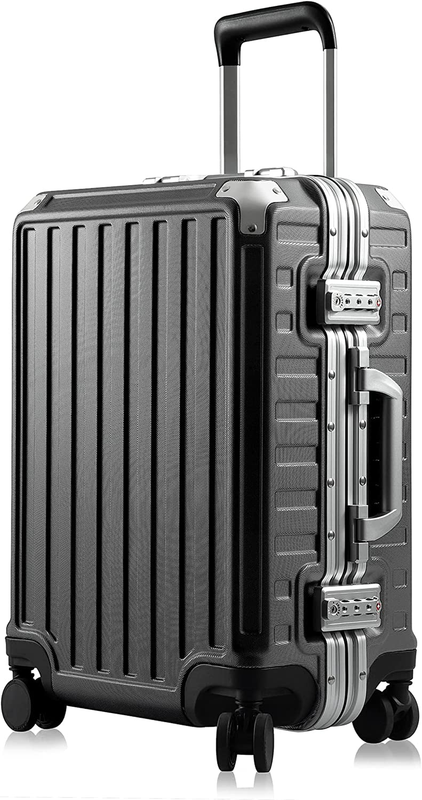 With Aluminum Frame - 100% Pc No Zipper Suitc