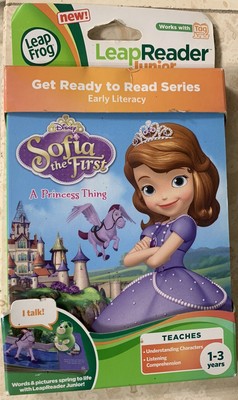 Leapfrog Leapreader Junior book, Disney Sofia The First: A Princess Thing NWT