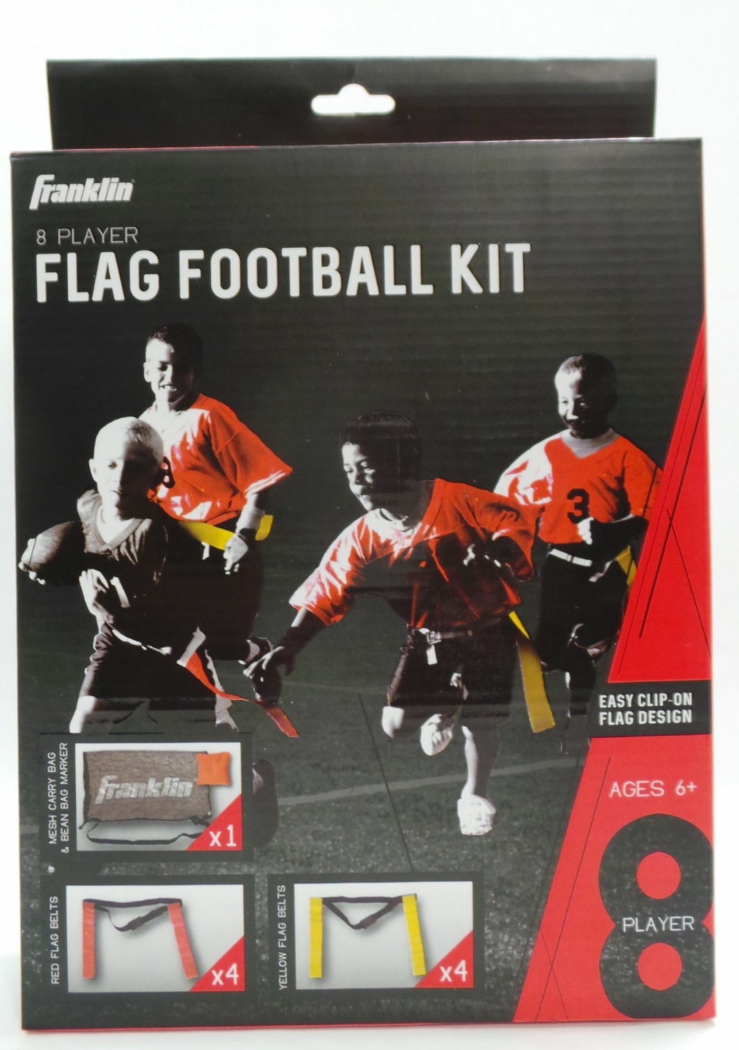 NEW Franklin 8 Player Flag Football Kit NIB Easy Clip-on Ages 6+