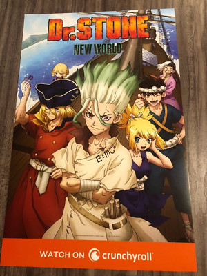 DR STONE New World Cruchyroll NYCC Comic Con 2023 EXCLUSIVE PROMO POSTER Anime