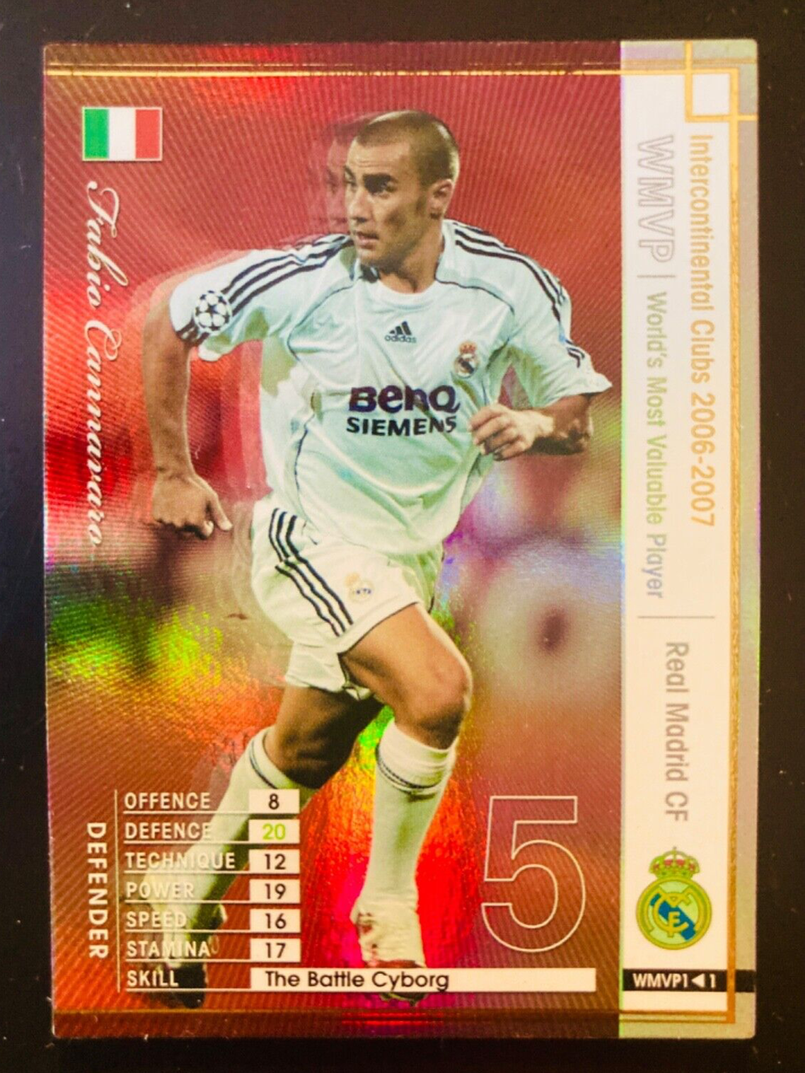 SEGA - wccf MVP ネドベド 2006-07 Panini SEGA WCCF MVP Fabio Cannavaro Real Madrid