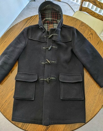 ジャケット・アウター groverall made in england short coat bf Rare] 80s Gloverall Duffle Coat Made in England with Tartan