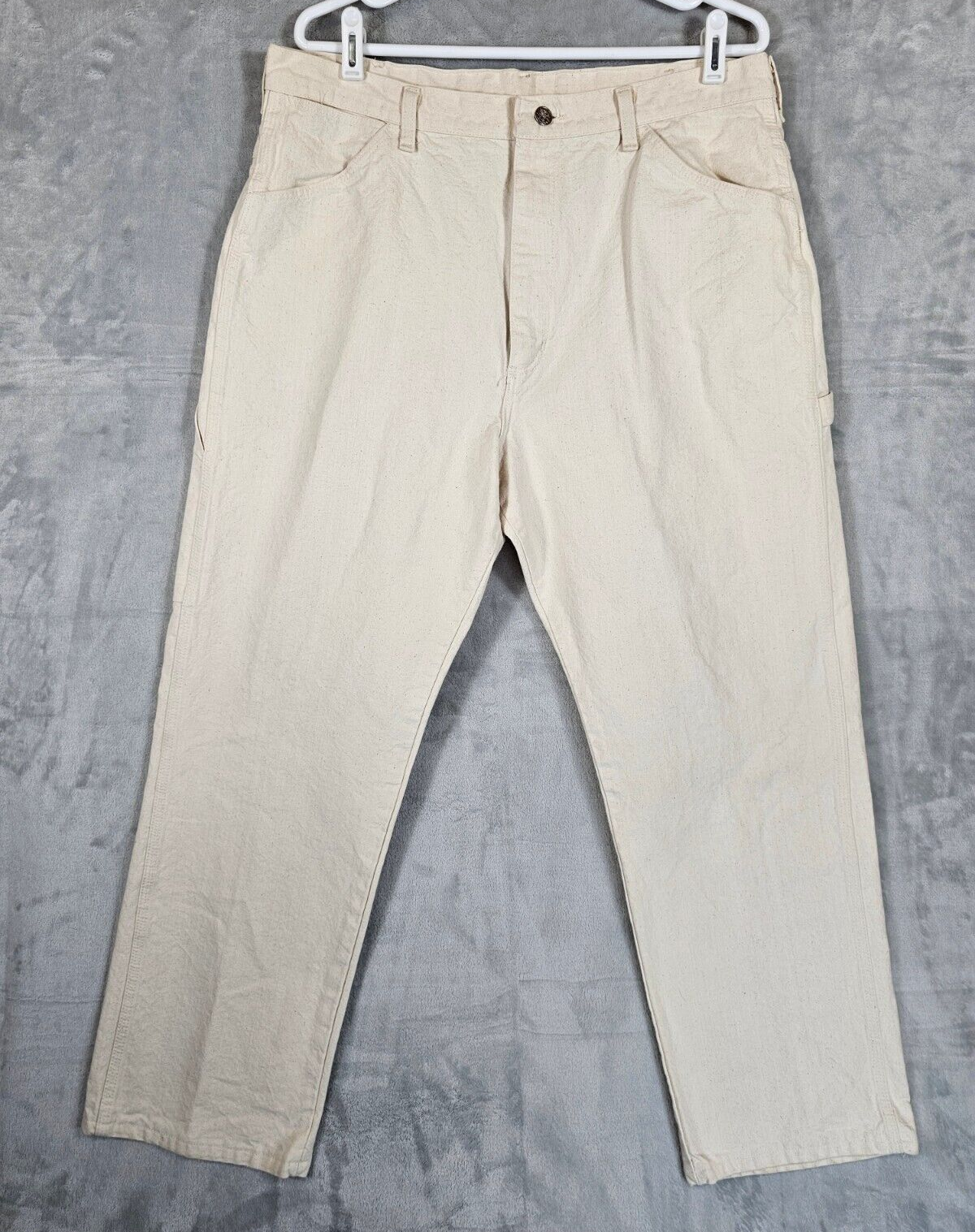 60s Wrangler オールインワン BIGBEN Vintage Wrangler Big Ben Denim Overalls Mens 36X32 RARE NWT