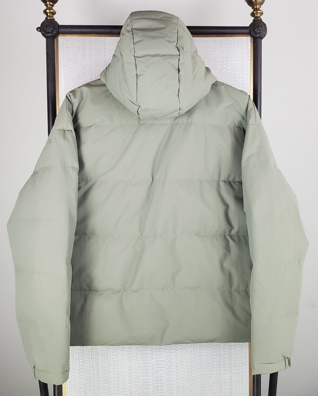 Pre-owned Patagonia $329 Womens Size 2xl 600 Down Full Zip Jacket Hooded Green Hooded