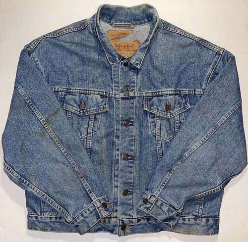 LEVI’S / 90's USA BIG SIZE denim jacket 90s Trucker Jacket (plus Size) - Medium Wash | Levi's® US