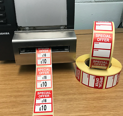 Now Price Sticker/Label for Use With Thermal Printer