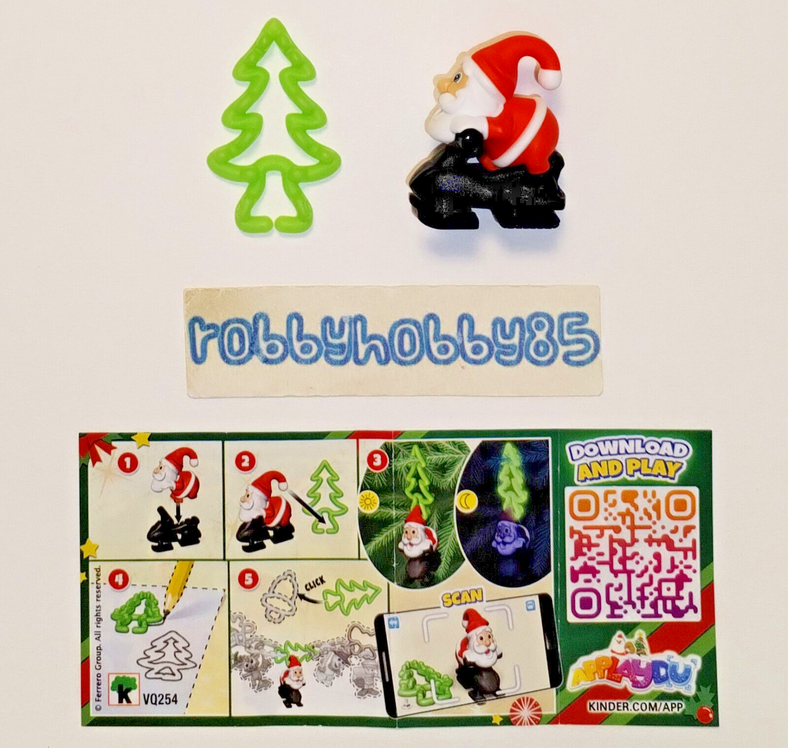 VQ254 Santa Claus Sleigh + BPZ KINDER Surprise Toys