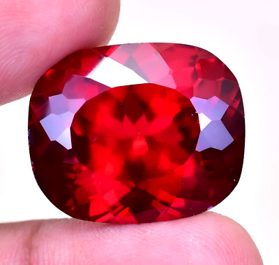 45.20 Ct Natural Blood Red Mozambique Ruby Flawless CERTIFIED Loose Gemstone