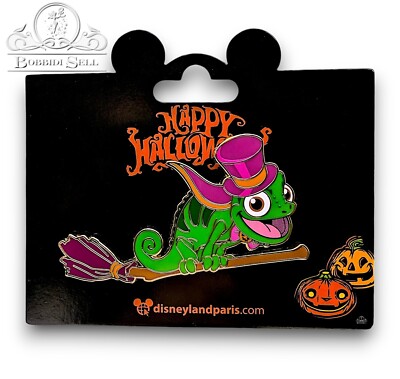 Pin Disney Pascal Broom Rapunzel OE Halloween 2024 Disneyland Paris DLP
