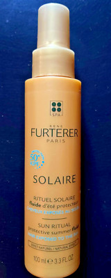 New Rene Furterer Solaire Sun Protective Summer Fluid KPF 50+ 100ml