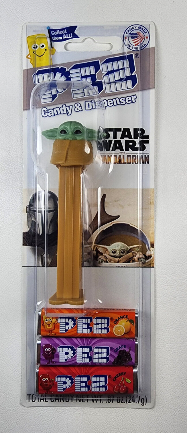 1 (one) Pez Dispenser Star Wars GROGU 2022 Carded blister