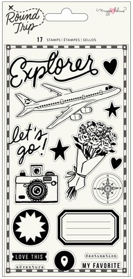 Maggie Holmes Round Trip Clear Stamps 17/Pkg- - 3 Pack
