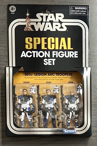 STAR WARS 501ST ARC TROOPERS • KENNER • ECHO/FIVES/JESSE • SPECIAL FIGURE  SET | eBay