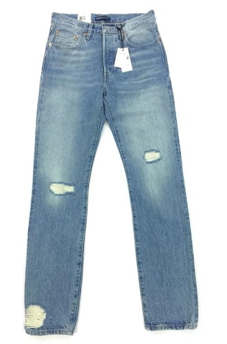 

НОВИНКА Levis Made - Crafted 501 Selvedge Женские рваные синие джинсы из денима 24 30 32 28, Синий, Levi's 501